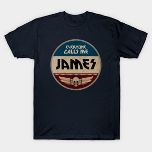 Vintage Name Tag: James T-Shirt